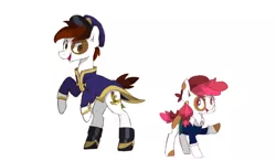 Size: 1200x700 | Tagged: artist:rikitikitavi-tyan, derpibooru import, oc, oc:pixie, offspring, older, parent:apple bloom, parent:pipsqueak, parents:pipbloom, pipsqueak, pirate, safe