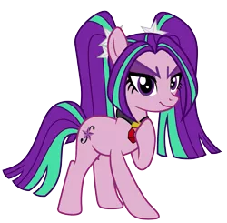 Size: 1577x1544 | Tagged: safe, artist:kingdark0001, derpibooru import, aria blaze, ponified, pony, equestria girls, rainbow rocks, equestria girls ponified, simple background, solo, transparent background, vector