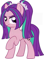 Size: 601x816 | Tagged: safe, artist:tambelon, derpibooru import, aria blaze, ponified, earth pony, pony, equestria girls, rainbow rocks, equestria girls ponified, female, lightly watermarked, mare, solo, watermark