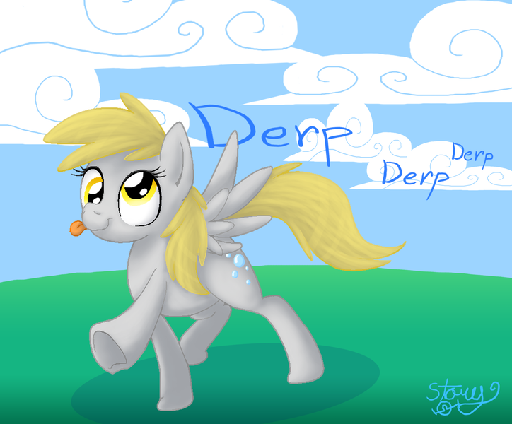 Size: 2056x1704 | Tagged: safe, artist:another-story-2tell, derpibooru import, derpy hooves, pegasus, pony, derp, female, mare, solo