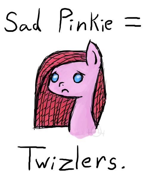 Size: 796x978 | Tagged: artist:another-story-2tell, :c, derpibooru import, pinkie pie, sad, safe, solo, straight hair