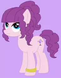 Size: 307x395 | Tagged: artist:machikochan, derpibooru import, magical lesbian spawn, oc, offspring, parent:pinkie pie, parent:rarity, parents:raripie, safe, simple background, unofficial characters only