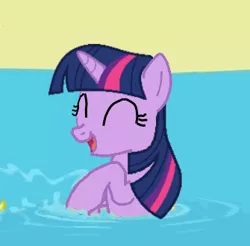 Size: 335x330 | Tagged: derpibooru import, edit, edited screencap, safe, screencap, splashing, splashing ponies, twilight sparkle, water