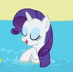 Size: 335x330 | Tagged: derpibooru import, edit, edited screencap, rarity, safe, screencap, splashing, splashing ponies, water