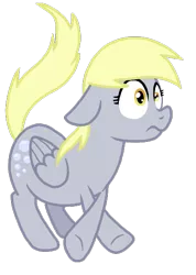 Size: 437x613 | Tagged: safe, artist:nukeleer, derpibooru import, derpy hooves, pegasus, pony, crossed legs, female, mare, simple background, solo, transparent background, vector