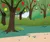 Size: 1768x1472 | Tagged: safe, artist:cookye306, derpibooru import, apple, apple tree, background, bush, food, green apple, hill, image, jpeg, no pony, orchard, outdoors, red apple, tree, yellow apple