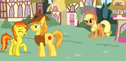 Size: 920x448 | Tagged: applejack, artist:that-scwisshy-thing, braeburn, braejack, crack shipping, derpibooru import, edit, female, implied incest, incest, male, safe, shipping, spitburn, spitfire, straight