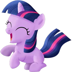 Size: 2100x2100 | Tagged: artist:silberhase, cute, derpibooru import, eyes closed, filly, filly twilight sparkle, happy, high res, open mouth, rearing, safe, simple background, smiling, solo, transparent background, twiabetes, twilight sparkle, vector