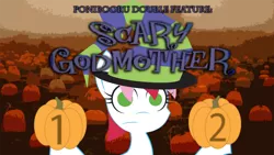 Size: 900x506 | Tagged: safe, artist:daisyhead, derpibooru import, oc, oc:flicker, unofficial characters only, ponibooru film night, scary godmother: halloween spooktacular, scary godmother: the revenge of jimmy