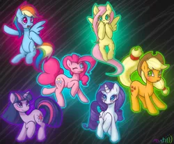 Size: 2080x1720 | Tagged: safe, artist:mimtii, derpibooru import, applejack, fluttershy, pinkie pie, rainbow dash, rarity, twilight sparkle, mane six