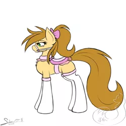 Size: 2000x2000 | Tagged: suggestive, artist:silverfox057, derpibooru import, oc, oc:silverblaze, unofficial characters only, pony, blank flank, chest fluff, female, mare, rule 63, saddle, sexy saddle, solo