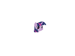 Size: 400x300 | Tagged: artist needed, safe, derpibooru import, twilight sparkle, pony, :t, animated, gif, looking at you, meme, simple background, smiling, twibola, twiface, wat, white background, wrong neighborhood