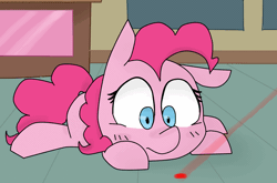 Size: 922x610 | Tagged: safe, artist:meowing-ghost, derpibooru import, pinkie pie, earth pony, pony, animated, behaving like a cat, cute, diapinkes, female, laser pointer, mare, solo