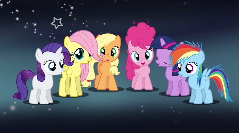 Size: 1040x580 | Tagged: applejack, artist:ohponyboy, derpibooru import, filly, fluttershy, mane six, music video, pinkie pie, rainbow dash, rarity, safe, twilight sparkle, youtube