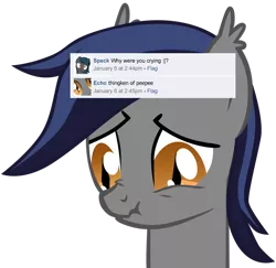 Size: 1052x1024 | Tagged: suggestive, artist:zee66, derpibooru import, edit, oc, oc:echo, oc:speck, unofficial characters only, bat pony, pony, crossing the memes, forced meme, meme, peepee, scrunchy face, solo, thingken of life
