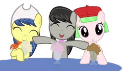 Size: 8200x4720 | Tagged: absurd resolution, apple family member, artist:sorler, background human, cute, dramabetes, drama letter, fiddlesticks, filly, octavia melody, patricia water melody, safe, tavibetes, watermelody