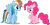 Size: 2815x1389 | Tagged: safe, artist:zacatron94, derpibooru import, pinkie pie, rainbow dash, earth pony, pegasus, pony, confession, crush, female, frown, heart, holding, holding a heart, lesbian, open mouth, pinkiedash, present, raised hoof, shipping, simple background, sitting, transparent background, vector, worried