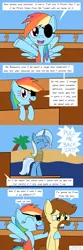 Size: 1600x4800 | Tagged: safe, artist:toonboy92484, derpibooru import, rainbow dash, trixie, oc, oc:calpain, pony, unicorn, female, mare, pirate dash