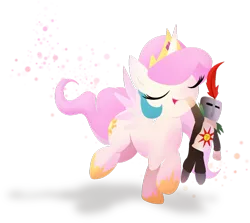 Size: 1024x912 | Tagged: safe, artist:rariedash, derpibooru import, princess celestia, alicorn, pony, cewestia, cute, cutelestia, cutie mark, dark souls, doll, female, filly, foal, hooves, horn, lineless, open mouth, plushie, simple background, solaire of astora, solo, spread wings, toy, transparent background, wings