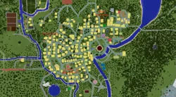 Size: 1075x594 | Tagged: ask moon and friends, city map, derpibooru import, map, map of ponyville, minecraft, oc, ponyville, safe, unofficial characters only