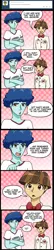Size: 786x3642 | Tagged: angry, artist:chiibe, background human, bowtie, comic, curly winds, derpibooru import, gay, human, humanized, male, safe, shipping, some blue guy, tumblr, two-equestrian-dorks, wiz kid, wizwinds, zombie
