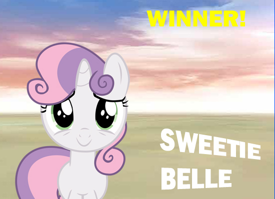 Size: 550x399 | Tagged: safe, derpibooru import, sweetie belle, solo, super smash bros., super smash bros. 4, victory, victory screen