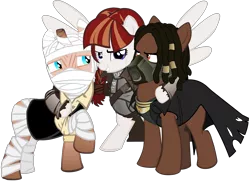 Size: 3820x2778 | Tagged: armor, artist:ran2chaos, broken horn, courier, derpibooru import, fallout, fallout: new vegas, joshua graham, ponified, safe, simple background, transparent background, ulysses, vector