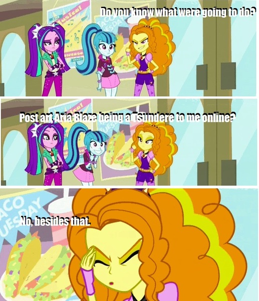 Adagio Cringedazzle Adagio Dazzle Aria Blaze Derpibooru Import Edit Equestria