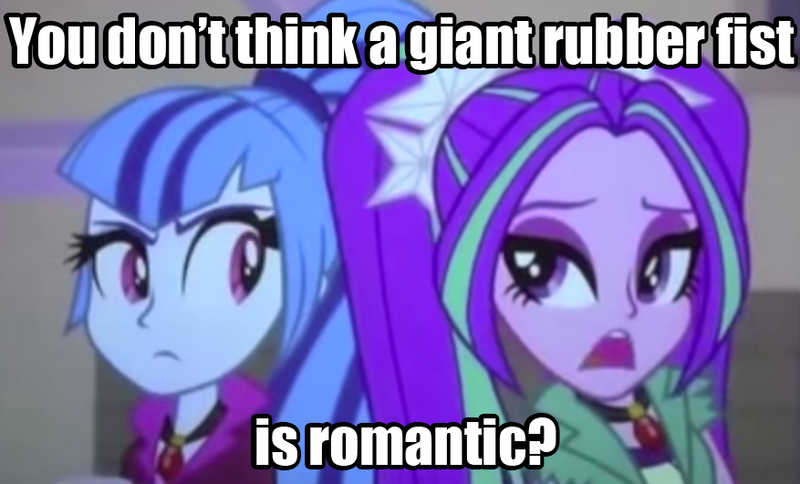 Size: 877x531 | Tagged: safe, derpibooru import, edit, edited screencap, screencap, aria blaze, sonata dusk, equestria girls, rainbow rocks, best friend aria, caption, image macro, meme, two best friends play