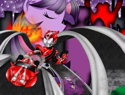 Size: 3298x2507 | Tagged: artist:fourze-pony, car, city, cityscape, comic, coming soon, crossover, derpibooru import, drive, fire, kamen rider, kamen rider drive, night, ponified, road, safe, smoke, tokusatsu, twilight sparkle