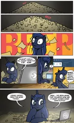 Size: 1816x3000 | Tagged: artist:selenophile, comic, derpibooru import, explicit source, moonlight inquiries, princess luna, safe, surprised