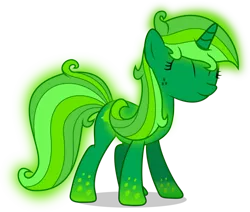 Size: 972x823 | Tagged: safe, artist:limedreaming, derpibooru import, oc, oc:lime dream, unofficial characters only, pony, unicorn, dream, rainbow power, rainbow power-ified, simple background, solo, transparent background