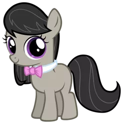 Size: 500x506 | Tagged: cute, derpibooru import, looking at you, octavia melody, safe, simple background, smiling, solo, tavibetes, transparent background, vector