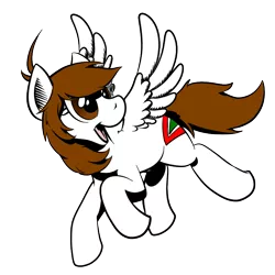 Size: 825x826 | Tagged: safe, artist:darkhestur, derpibooru import, oc, oc:aerial aim, unofficial characters only, pegasus, pony, female, mare, solo