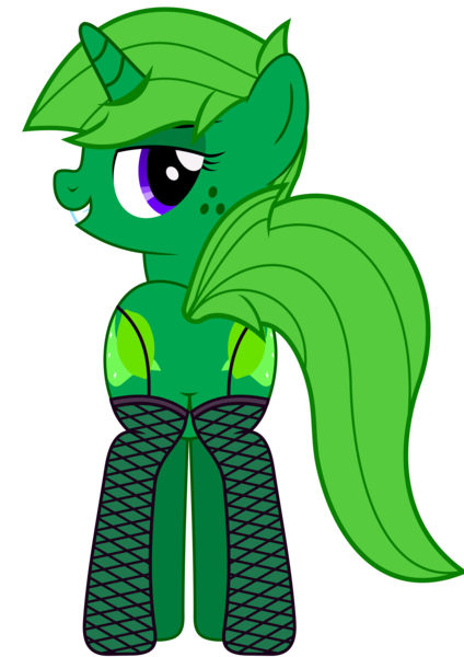 Size: 3574x5063 | Tagged: safe, artist:limedreaming, derpibooru import, oc, oc:lime dream, unofficial characters only, pony, unicorn, bedroom eyes, dream, featureless crotch, plot, sultry pose