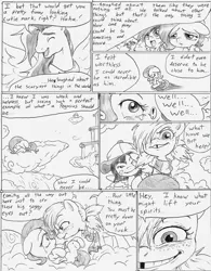 Size: 973x1249 | Tagged: artist:joelashimself, bully, comic, derpibooru import, fluttershy, monochrome, oc, oc:high commander sunstripe, safe, the forgotten element