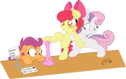 Size: 1024x646 | Tagged: apple bloom, artist:dfectivedvice, artist:midnightblitzz, bubblegum, cute, cutie mark crusaders, derpibooru import, funny, safe, scootaloo, simple background, sweetie belle, transparent background, vector