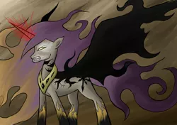 Size: 1700x1200 | Tagged: artist:hijashi, corrupted, derpibooru import, grimdark, princess celestia, solo