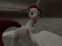 Size: 1024x768 | Tagged: 3d, derpibooru import, gmod, gmod fausticorn, looking at you, looking back, oc, oc:fausticorn, plot, smiling, solo, suggestive, unofficial characters only