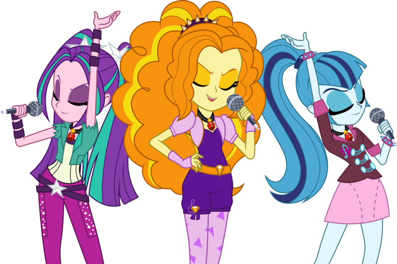 Size: 4523x3000 | Tagged: safe, artist:theshadowstone, derpibooru import, adagio dazzle, aria blaze, sonata dusk, equestria girls, rainbow rocks, absurd resolution, eyes closed, microphone, open mouth, simple background, singing, the dazzlings, transparent background, vector