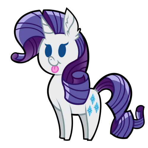 Size: 500x500 | Tagged: safe, artist:wildberry-poptart, derpibooru import, rarity, pony, :p, :t, ear fluff, silly, silly face, silly pony, simple background, smiling, solo, sticker, tongue out, transparent background, vector