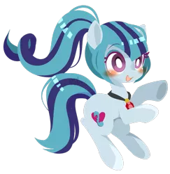 Size: 903x929 | Tagged: safe, artist:snow angel, derpibooru import, sonata dusk, ponified, equestria girls, rainbow rocks, blushing, cute, equestria girls ponified, open mouth, rearing, simple background, smiling, solo, sonatabetes, transparent background, underhoof