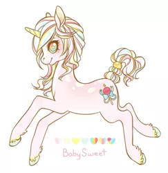 Size: 609x626 | Tagged: artist:sweetlotus, derpibooru import, femboy, girly, male, oc, oc:babysweet, reference sheet, safe, solo, trap, unofficial characters only, unshorn fetlocks