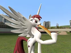 Size: 1024x768 | Tagged: 3d, bread fetish, derpibooru import, gmod, gmod fausticorn, oc, oc:fausticorn, safe, sandwich, unofficial characters only