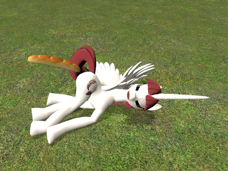 Size: 1024x768 | Tagged: 3d, bread fetish, derpibooru import, gmod, gmod fausticorn, oc, oc:fausticorn, questionable, sandwich, unofficial characters only