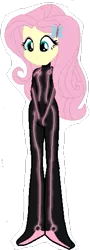 Size: 199x552 | Tagged: safe, artist:kate232, derpibooru import, fluttershy, equestria girls, solo, tron, tron legacy