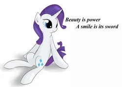 Size: 1280x905 | Tagged: artist:kiwifingers, derpibooru import, motivational, motivational poster, rarity, safe, solo