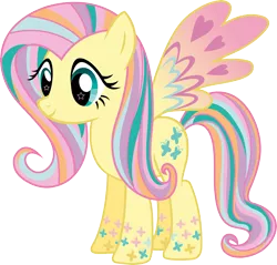 Size: 5635x5395 | Tagged: absurd resolution, artist:sugar-loop, derpibooru import, fluttershy, rainbow power, safe, simple background, solo, transparent background, vector