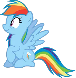 Size: 8000x8225 | Tagged: absurd resolution, artist:sir-teutonic-knight, derpibooru import, rainbow dash, safe, simple background, solo, transparent background, vector
