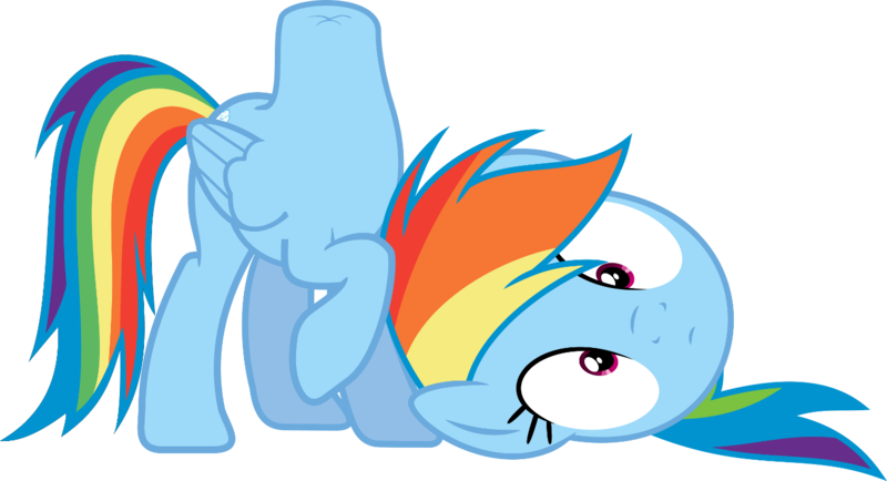 Size: 1378x748 | Tagged: artist needed, derpibooru import, detachable head, disembodied head, headless, modular, rainbow dash, safe, simple background, solo, source needed, transparent background, vector, wat